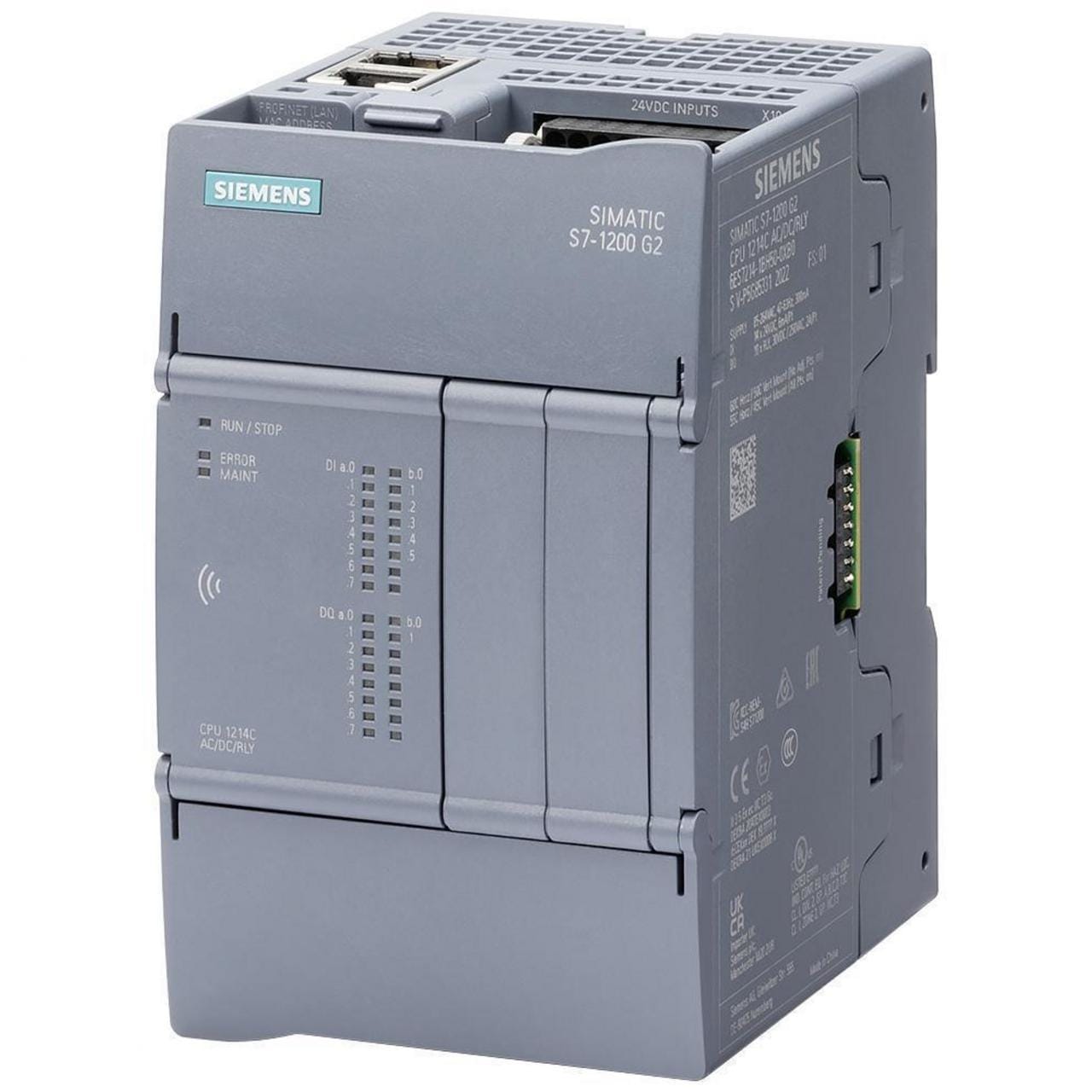 SIEMENS - CPU 1214C G2 AC/DC/RL 14ED/10SD