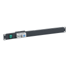 Schneider Electric - Caratula 1U 19" con protección + termostato