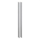 Schneider Electric - Montantes verticales para armario PrismaSet SFN Al2200 mm, juego de 4