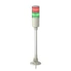 Schneider Electric - Baliza de señalización monolítica, Easy Harmony XVG, 60mm, rojo verde, luz fija, montaje tubo aluminio, soporte abatible, IP40, 220…240V AC