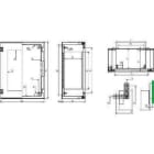 Schneider Electric - Armario POLYMEL con puerta 530x430x200