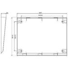 Schneider Electric - Tejadillo SPACIAL SF/SM 1200x400mm gris tipo de cable RAL 7035