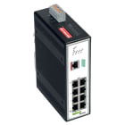 WAGO - Switch industrial gestionable;8 puertos 100Base-TX;PROFINET;negro metalizado