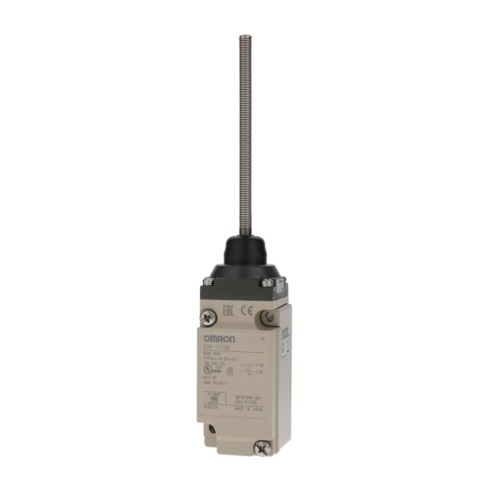 OMRON - D4A-1116N  VARILLA FLEX.SPDT RUPT.DBL.1/2-14 NPT
