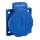 Schneider Electric - Base 10/16A 2P+TT apriete lateral 50x50 azul
