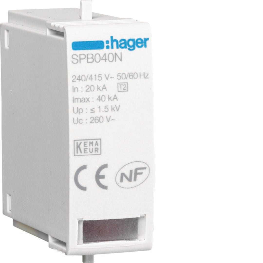 HAGER - CARTUCHO N-PE IMAX 40KA