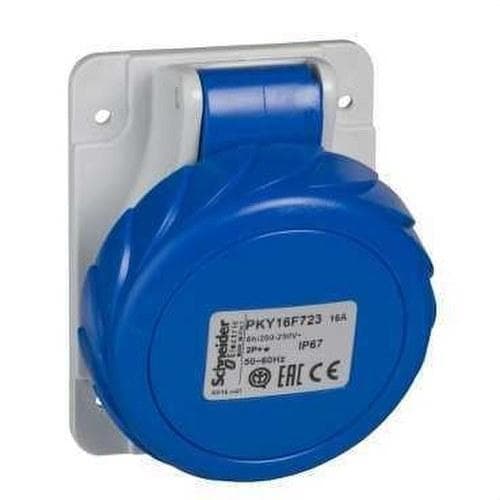 Schneider Electric - Base empotrar 16A 2P+TT 200-250V IP67