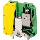 Schneider Electric - Borne conexión tornillo tierra 2 puntos 50mm² verde / amarillo