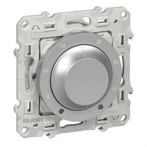 Schneider Electric - Termostato electrónico 8A odiase plata