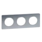 Schneider Electric - Marco TOUCH con 3 elementos aluminio cepillado