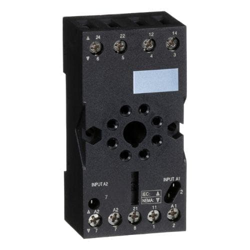 Schneider Electric - Encaixe ruz - controlo misto - 10 a - < 250 v - conector - para relé rumc2..