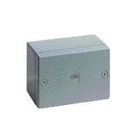 Schneider Electric - PVC box - IP55 - IK07 - RAL7035 - Dim: 135x74x72mm - Plain cover
