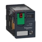 Schneider Electric - Relé miniatura enchufable, 12 a, 2 nanc, led, 120 v ca