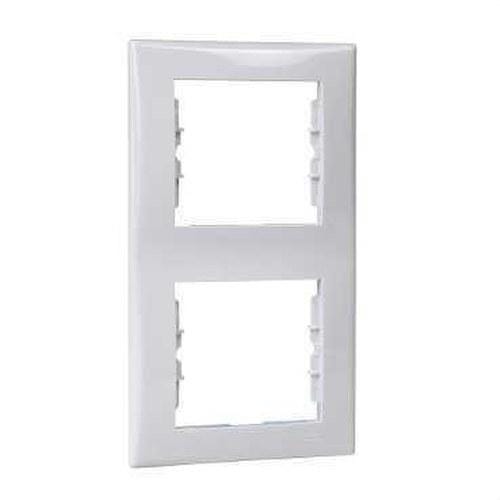 Schneider Electric - Marco con 2 elementos verticales blanco
