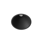 JISO - Downlight ambiente TOP CAVE 10 UGR LED COB 10W 4000K 50° driver incluido regulación corte de fase negro