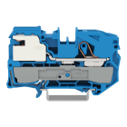 WAGO - Borna seccionable de neutro con 1 conductor;16 mm²;Push-in CAGE CLAMP®;azul