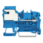 WAGO - Borna seccionable de neutro con 1 conductor;2,5 mm²;Push-in CAGE CLAMP®;azul