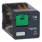 Schneider Electric - Relé 2co 10a+botón test+led 24vdc