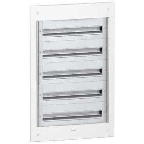 Schneider Electric - Cofre metálico PRAGMA24 empotrar 5 filas con 120 módulos sin puerta
