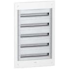 Schneider Electric - Cofre metálico PRAGMA24 empotrar 5 filas con 120 módulos sin puerta