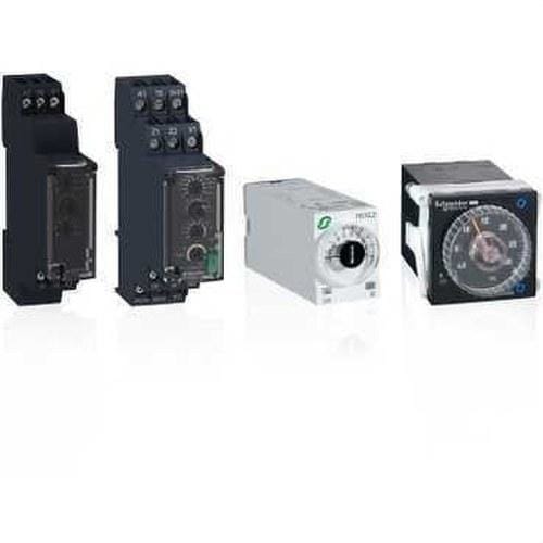 Schneider Electric - Relé temporizado de retardo a la conexión - 0,1 s-100 h - 24 v ca - 2 nanc