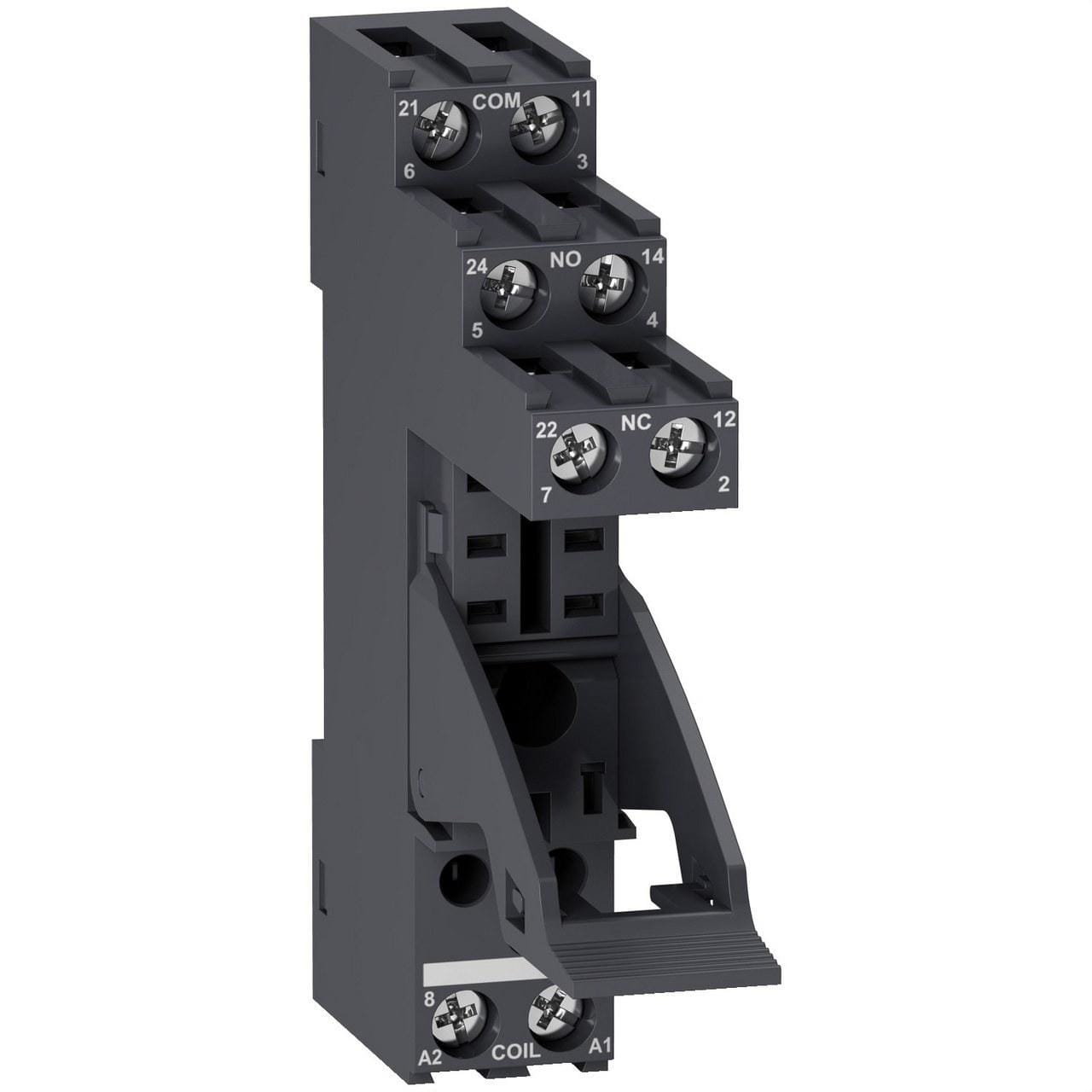 Schneider Electric - HARMONY Relay - Base 2co terminales separados con estrib