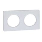 Schneider Electric - Marco TOUCH con 2 elementos blanco mate