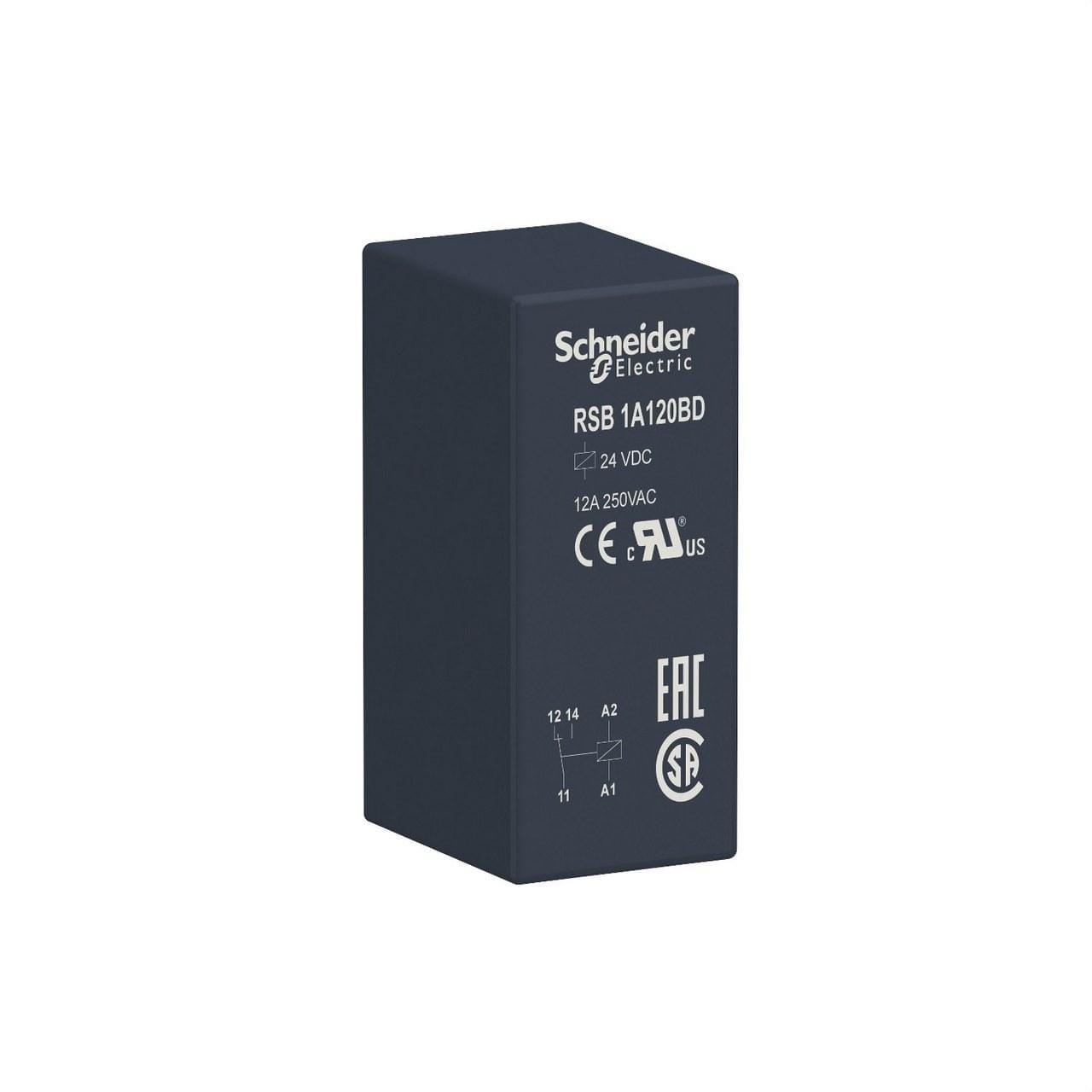 Schneider Electric - HARMONY Relay - Relé de interfaz enchufable, 12 a, 1 nanc, 24 v cc