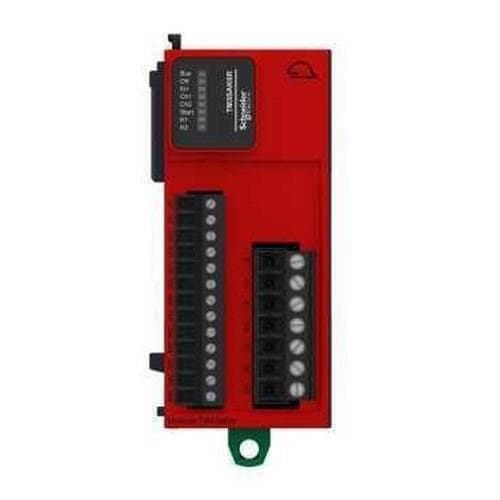 Schneider Electric - Modicon TM3 - Módulo de seguridad 3 funciones, Cat 4 PL e/SIL CL3 (tornillo) 24 VCC