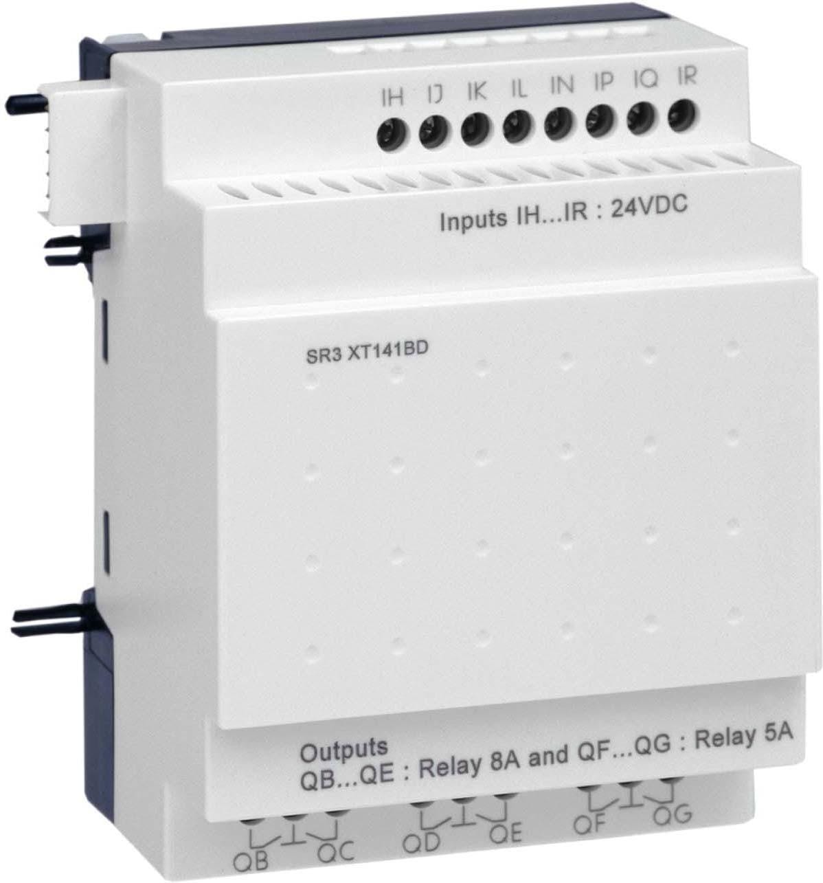Schneider Electric - Módulo de extensión de e/s discreta - 14 e/s - 24 v dc - para zelio logic