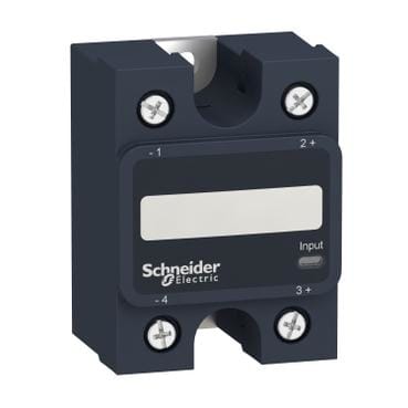 Schneider Electric - Relé de estado sólido, montaje en panel, entrada de teclado térmico 4-32v dc, salida 48-660v ac,75 a