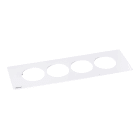LEGRAND - IN-DISQIN PLACA 4ELEM BLANCO