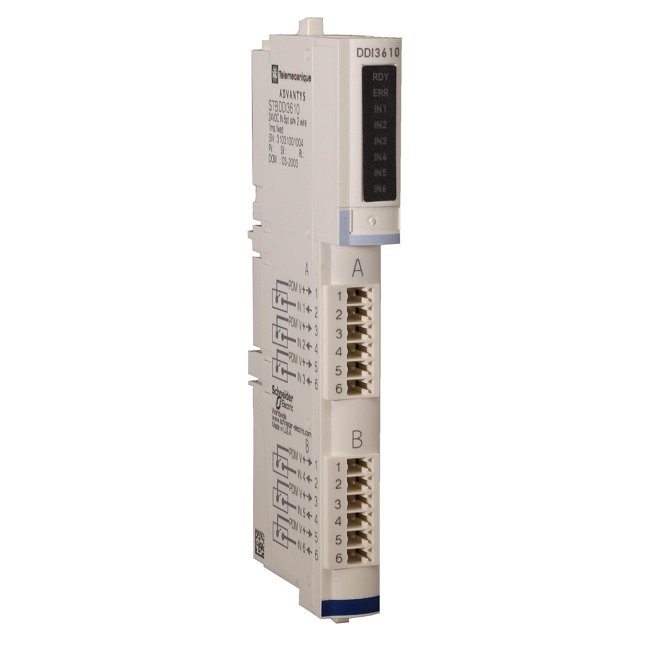 Schneider Electric - Kit de entrada digital estándar STB – 24 V CC - 6 E