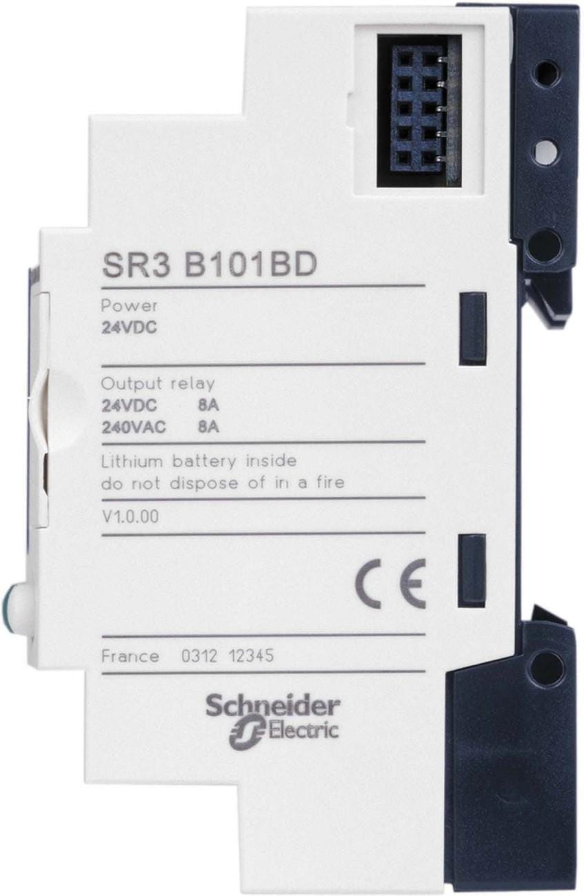 Schneider Electric - Zelio Logic - Relé programable modular zelio logic - 10 e s - 24 v cc - reloj - pantalla
