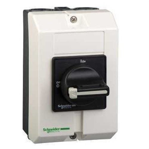 Schneider Electric - Cofre vacío 10-32A maneta negra + entrada negra