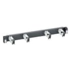 Schneider Electric - Panel guiado cable 1U con 4 anillos