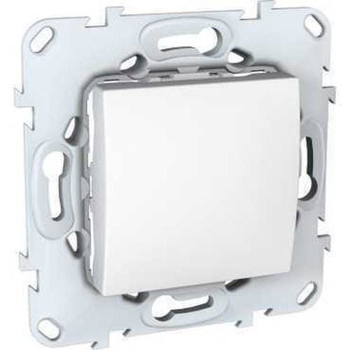 Schneider Electric - Interruptor con bastidor serie ÚNICA blanco polar
