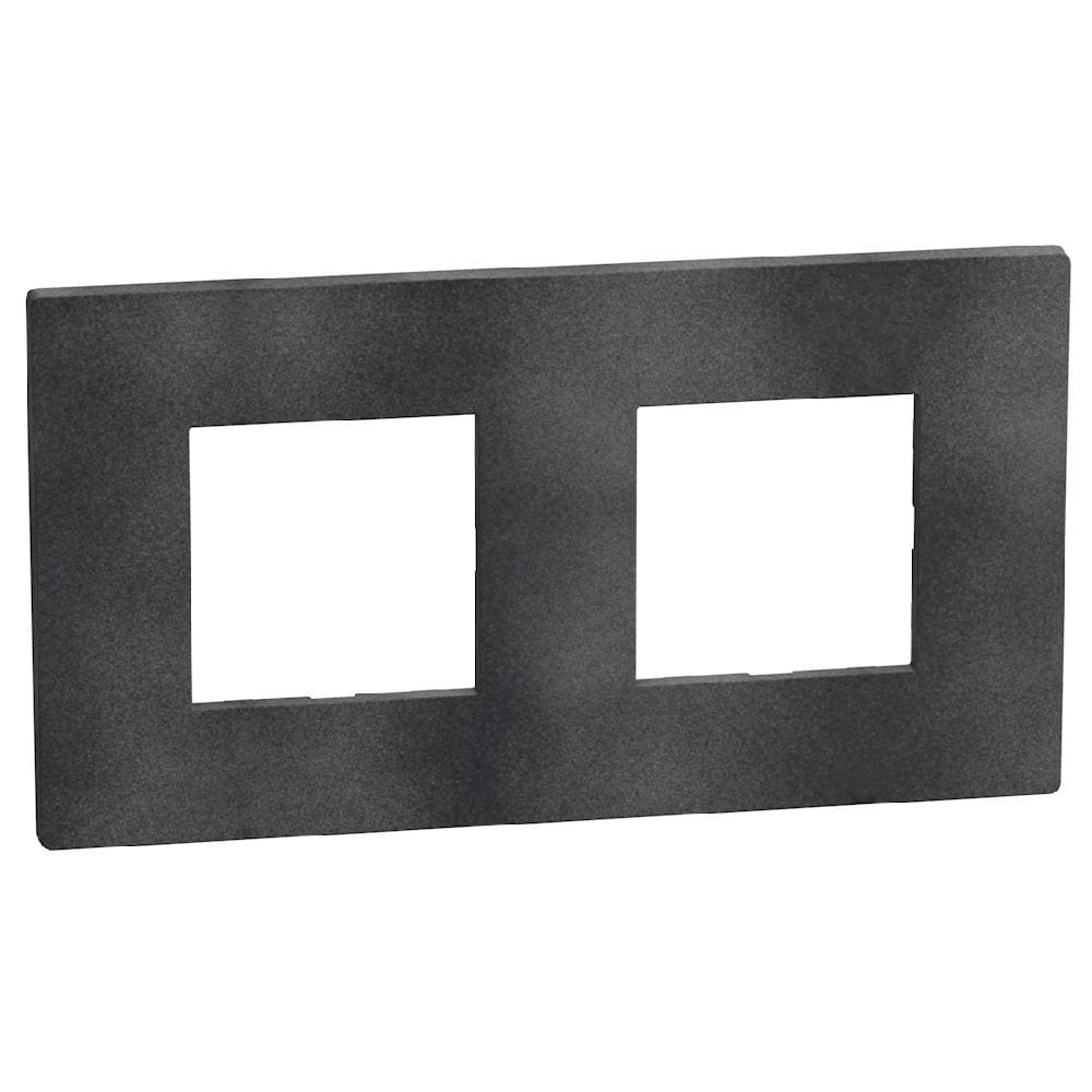 BTICINO - LW-PLACA 2X2M DARK GREY