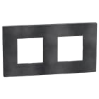 BTICINO - LW-PLACA 2X2M DARK GREY