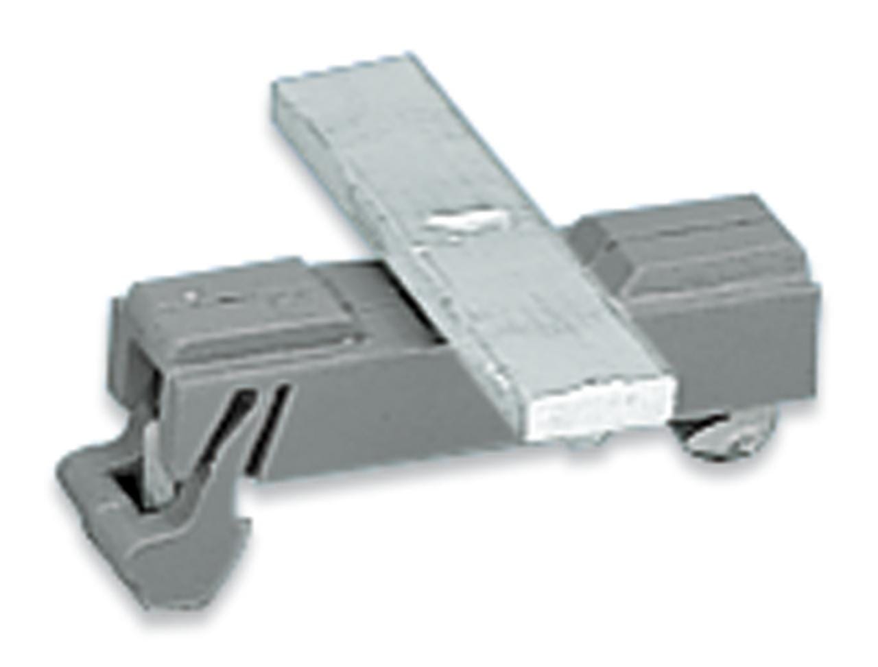 WAGO - Soporte con tetón de desviación;paralelo al carril;Longitud 45 mm;gris