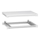 Schneider Electric - Marco superior e inferior para armario PrismaSet HD An 700 P 500 mm, techo incluido, RAL 9003