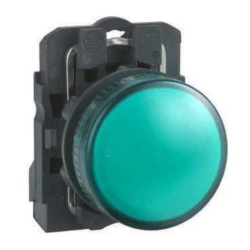 Schneider Electric - Piloto LED diámetro 22 230-240V verde embellecedor plástico
