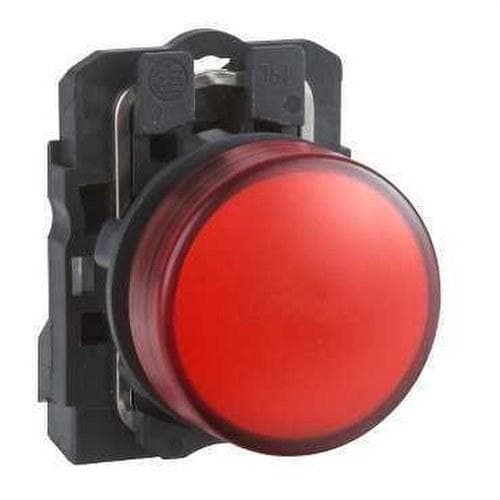 Schneider Electric - Piloto LED diámetro 22 230-240V rojo embellecedor plástico