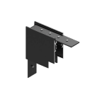JISO - TOP PENMAG - Conector Techo-Pared - Para sistema de carril magnético - Color Negro