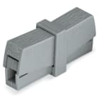WAGO - Borna de servicio;Tecla de accionamiento en ambos lados;Lado alumbr.: p/cualq.tipo de conductor;gris
