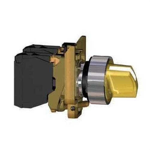 Schneider Electric - Selector luminoso LED 24V CA+CC 3P amarillo