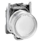 Schneider Electric - Pulsador silicona blanco 24V AC/CC autoextinguible