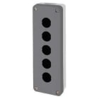 Schneider Electric - Caja gris claro con tapa gris antracita con taladro 5