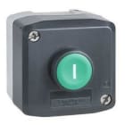 Schneider Electric - Caja 1 pulsador rasante verde "I"