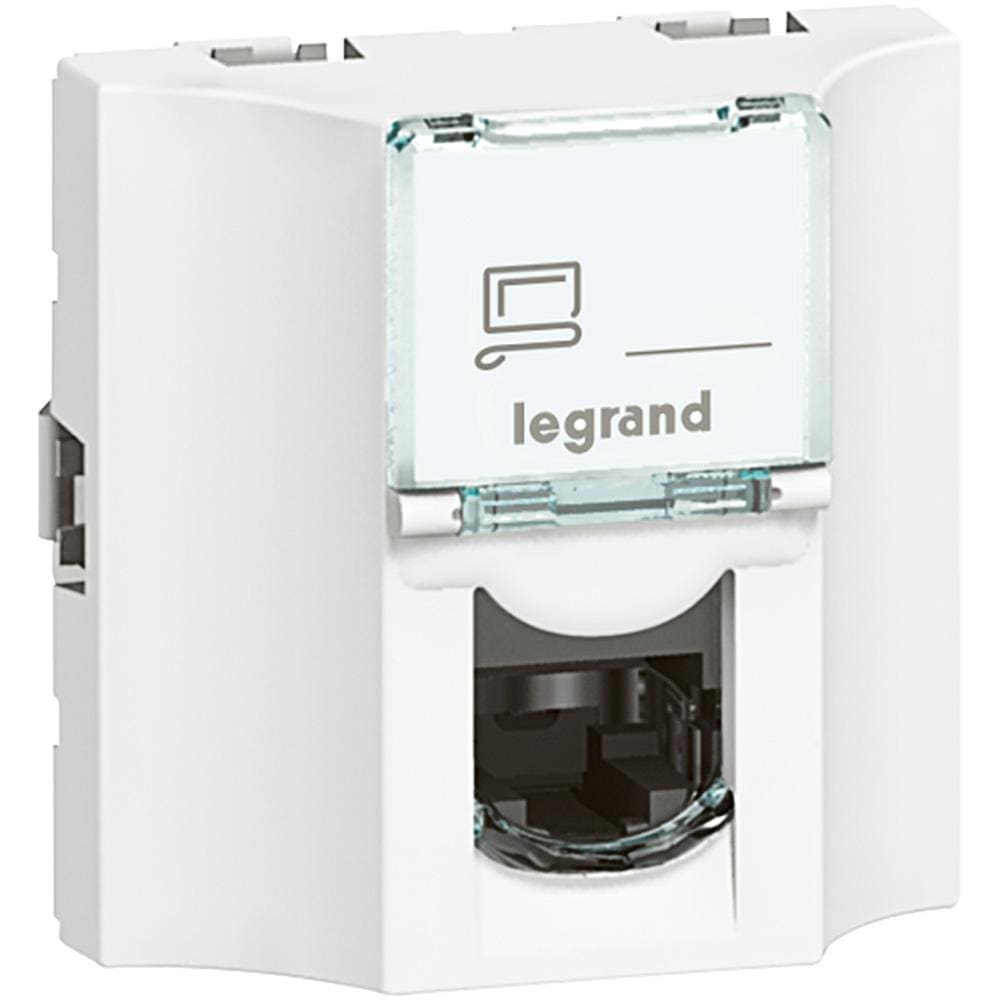 LEGRAND - MO-BASE RJ45 C6A STP PAS 2M BL